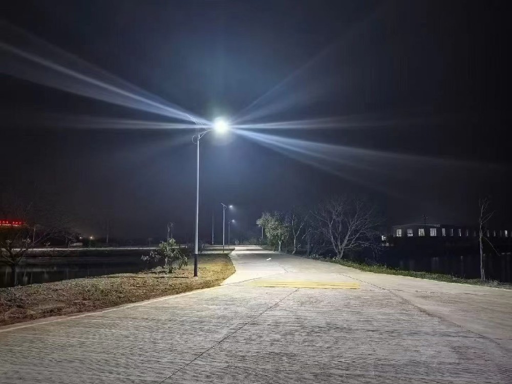 　Solar Street Lights Light Up the Night in a Quanzhou Village, Chuangyang Lighting Warms People's Hearts